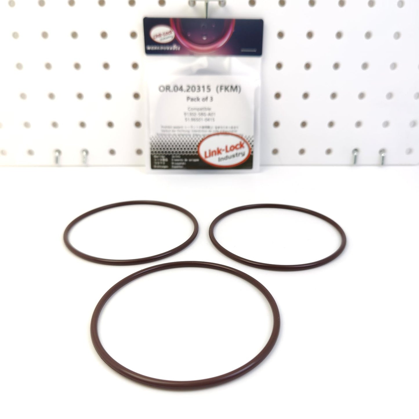 LINK-LOCK 3PCS OR.04.20315 FKM Viton Sealing O-Ring Kit of Air Compressor 91302-58G-A01 51.96501-0415 for HONDA for MAN