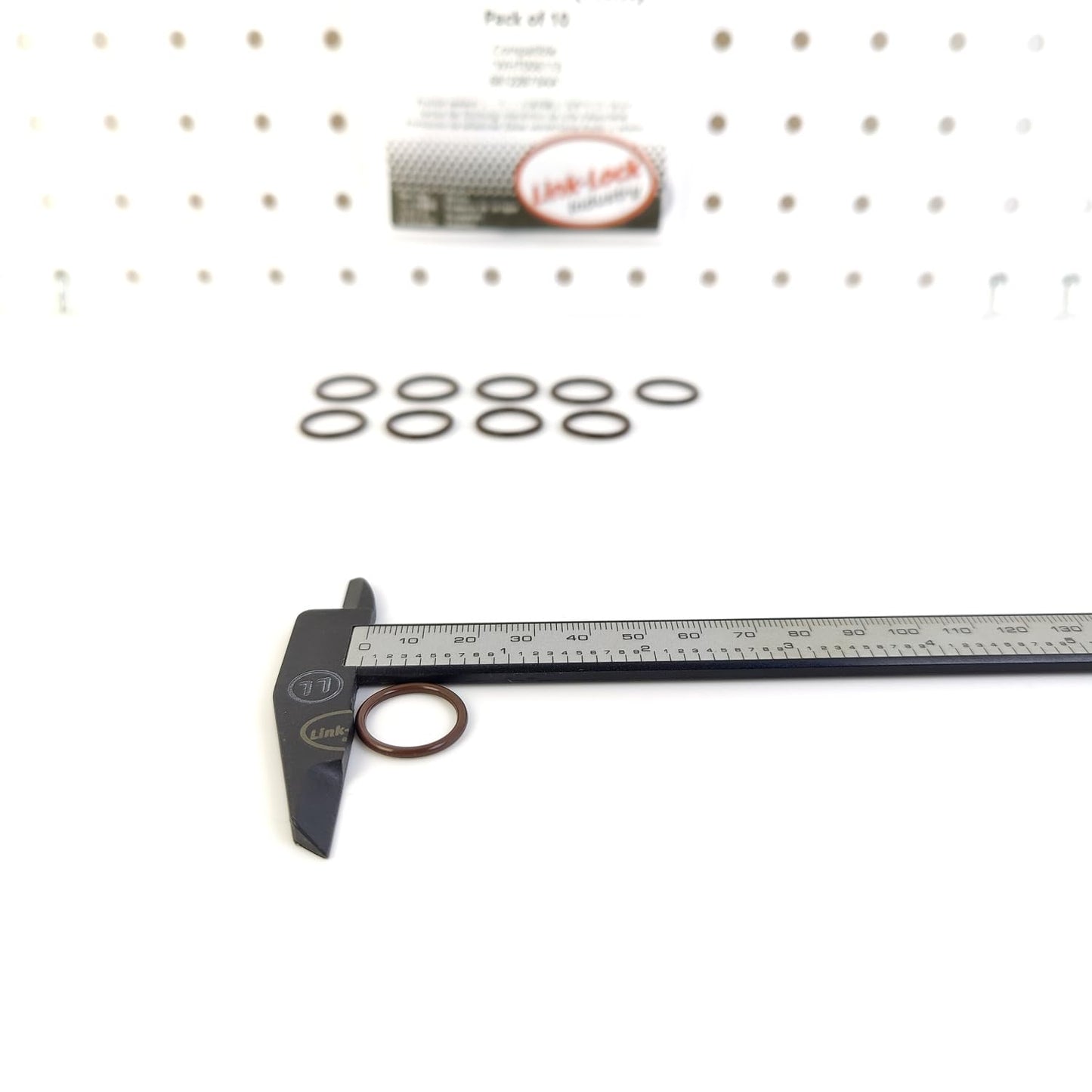 LINK-LOCK 10PCS OR.04.10407 FKMバイトンシーリングOリングキット ターボチャージャーオイルパイプ用 WHT006113 68122873AA AUDI VW JEEP用