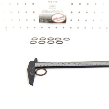 LINK-LOCK 10PCS OR.04.10407 FKMバイトンシーリングOリングキット ターボチャージャーオイルパイプ用 WHT006113 68122873AA AUDI VW JEEP用