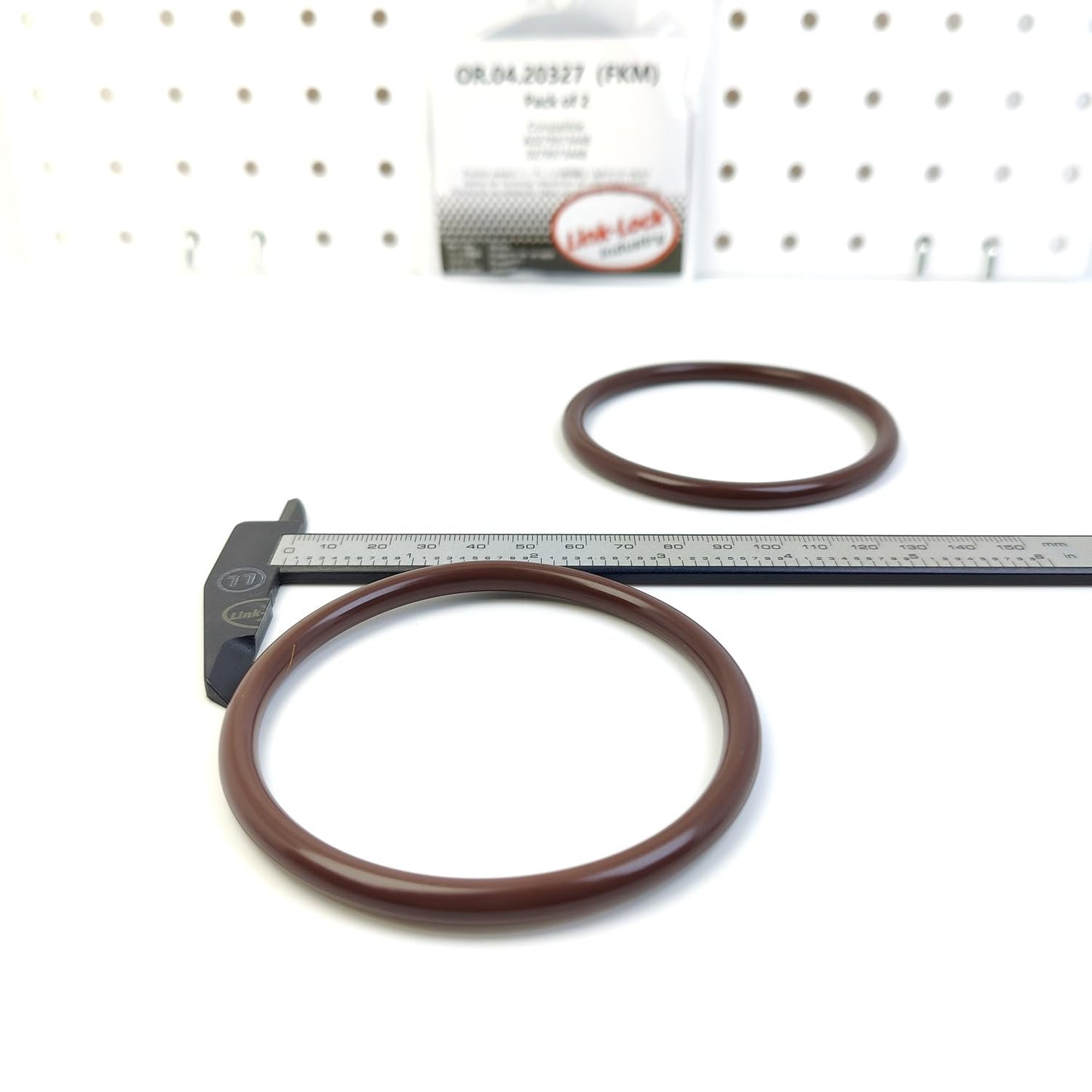 LINK-LOCK 2PCS OR.04.20327 FKM Viton Sealing O-Ring Kit of Oil Filter A0279973448 0279973448 for MERCEDES-BENZ