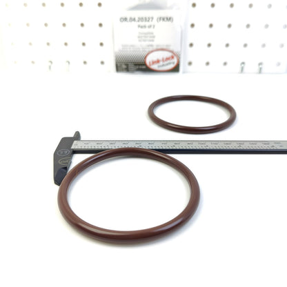 LINK-LOCK 2PCS OR.04.20327 FKM Viton Sealing O-Ring Kit of Oil Filter A0279973448 0279973448 for MERCEDES-BENZ