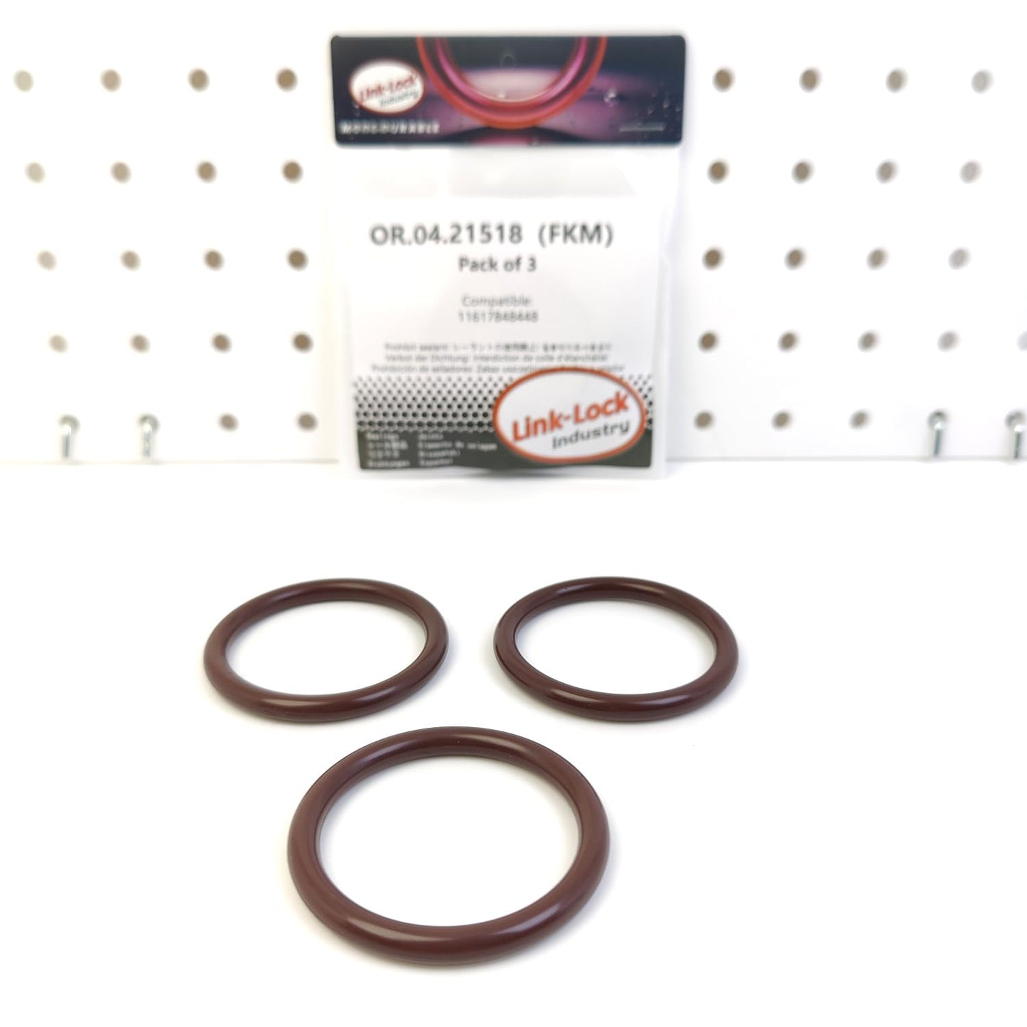LINK-LOCK 3PCS OR.04.21518 FKM Viton Sealing O-Ring Kit of Inflatable guide piece 11617848448 for BMW-S55