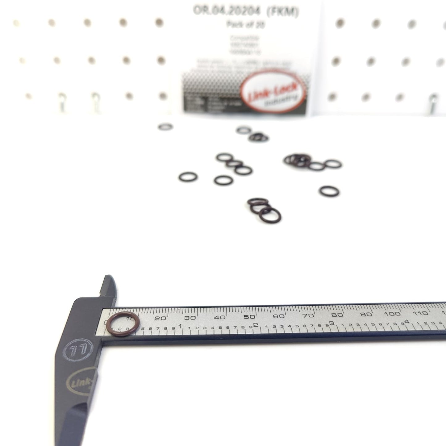 LINK-LOCK 20PCS OR.04.20204 FKM Viton Sealing O-Ring Kit of Injector N90740801 16698AA110 for AUDI for SUBARU