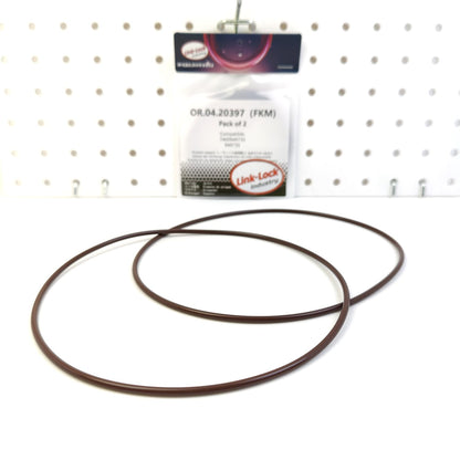 LINK-LOCK 2PCS OR.04.20397 FKM Viton Sealing O-Ring Kit of Air Compressor 7400949735 949735 for RENAULT for TRUCKS for VOLVO for PENTA
