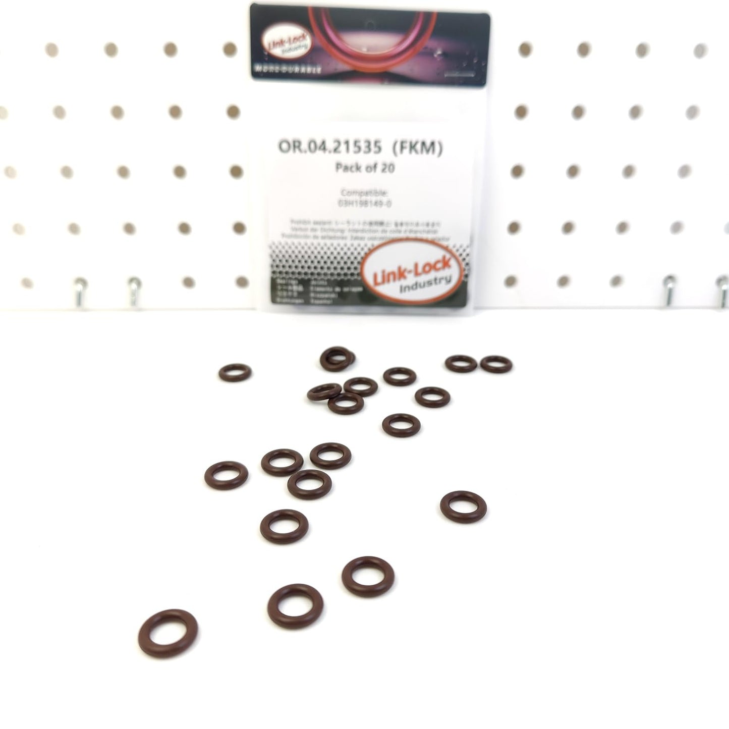 LINK-LOCK 20PCS OR.04.21535 FKMバイトンシーリングOリングキット スプレーバルブ 03H198149-0 VW/AUDI V6 3.6L 3.2L BWS BHK用
