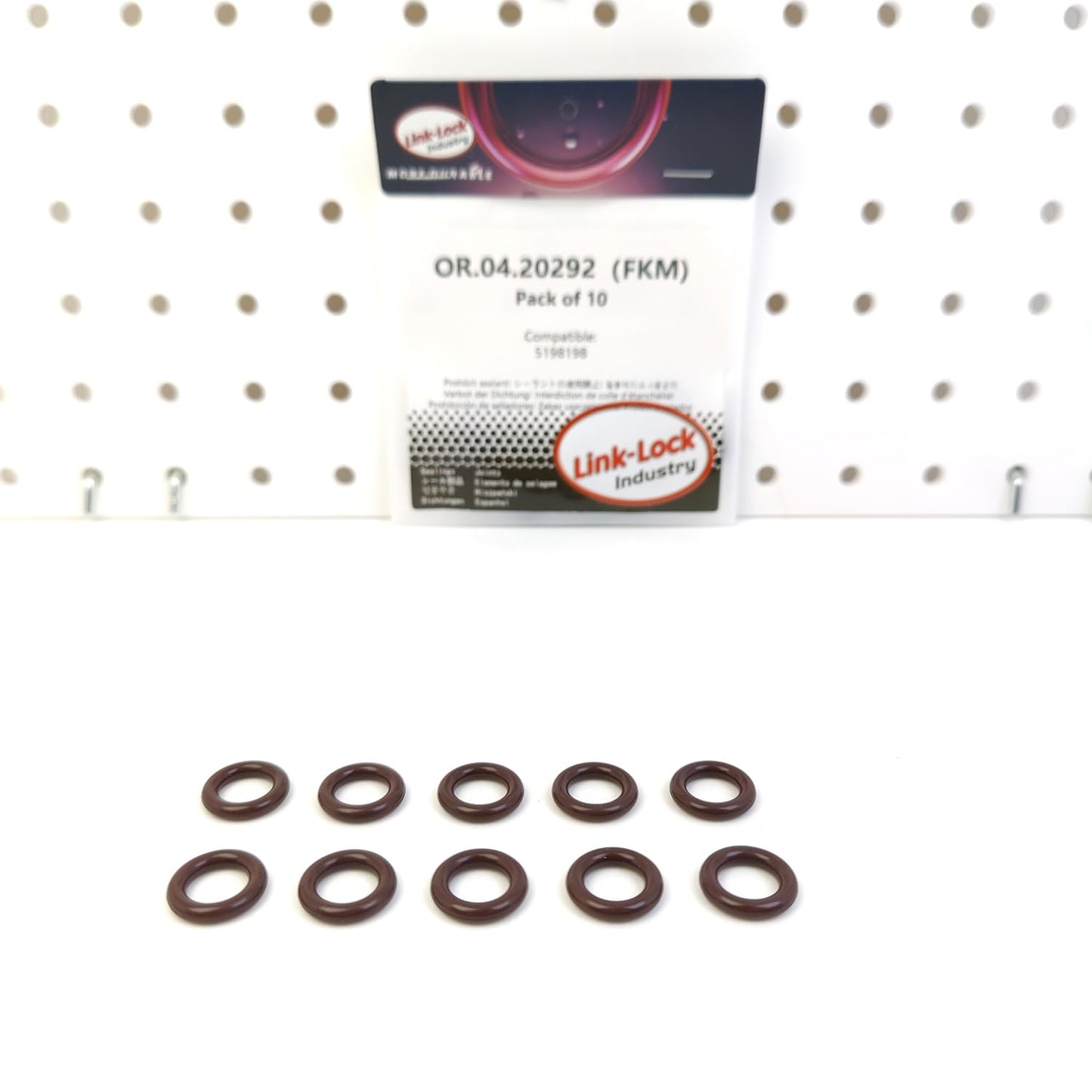 LINK-LOCK 10PCS OR.04.20292 FKM Viton Sealing O-Ring Kit of Camshaft Adjustment 5198198 for FORD