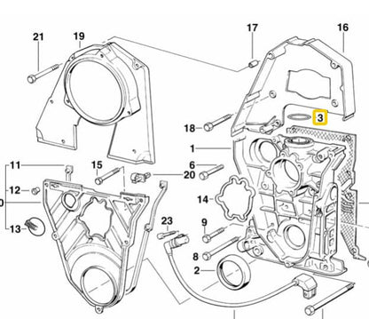 LINK-LOCK 6個 OR.03.10167 FKMバイトン製シーリングOリングキット クーラントパイプライン用 1714554.4 11141714554 06.56331-2273 368502 BMW-M40用 SCANIA用 MAN用