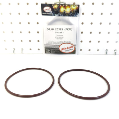 LINK-LOCK 2PCS OR.04.20375 FKM Viton Sealing O-Ring Kit of Oil Filter A1561840361 1561840361 for MERCEDES-BENZ
