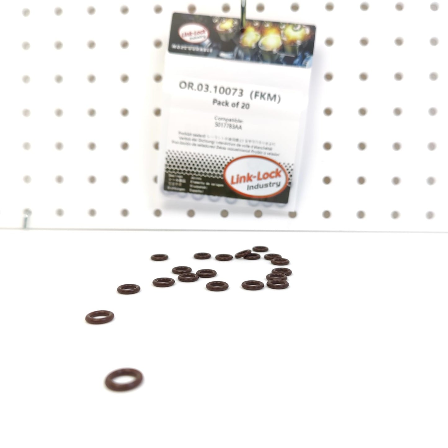 LINK-LOCK 20PCS OR.03.10073 FKM Viton シールOリングキット オイルディップスティック 5017783AA DODGE-ETC ETH ETJ用 RAM-ETJ ETL ETN ETK ETM用 JEEP用