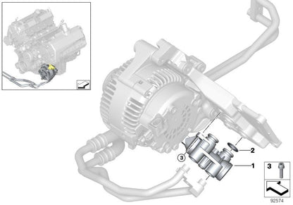 LINK-LOCK 6個 FKMバイトン OR.01.40030 BMW S62 N62 N73用コネクター＆サーモスタットOリングガスケット 11421702917