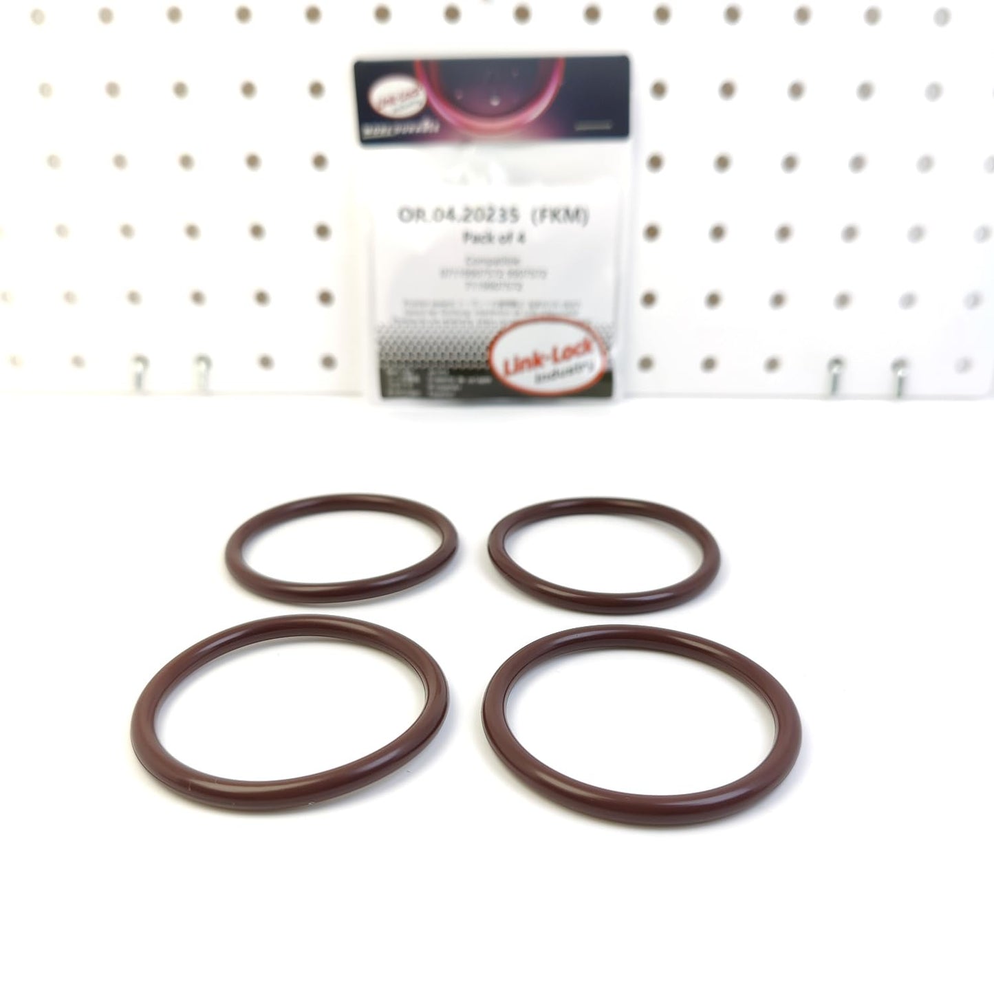 LINK-LOCK 4PCS OR.04.20235 FKM Viton Sealing O-Ring Kit of Air Filter Housing Intake Hose 07119907572 9907572 7119907572 for BMW