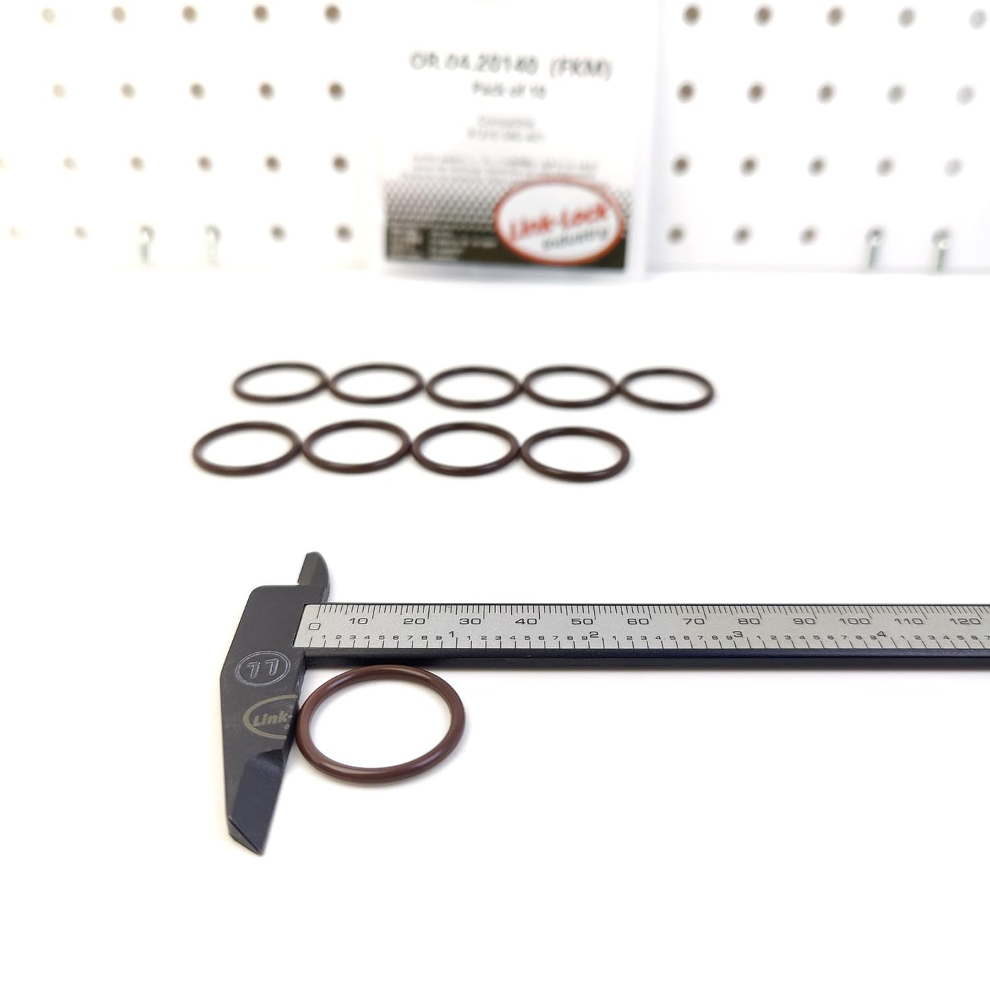 LINK-LOCK 10PCS OR.04.20140 FKM Viton Sealing O-Ring Kit of Cylinder Block 91310-58G-A01 for HONDA