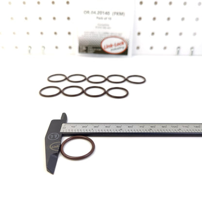 LINK-LOCK 10PCS OR.04.20140 FKM Viton Sealing O-Ring Kit of Cylinder Block 91310-58G-A01 for HONDA