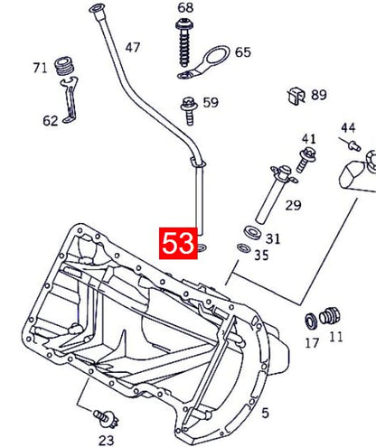 LINK-LOCK 10PCS OR.03.10587 FKM Viton メルセデスベンツ用オイルレベルゲージOリングキット A0139976648 A0179971648 A0289979048 A5419970645