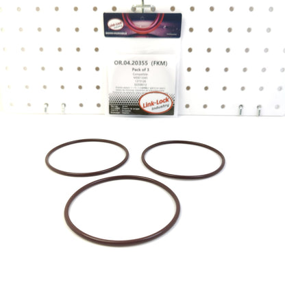 LINK-LOCK 3PCS OR.04.20355 FKM Viton Sealing O-Ring Kit of Camshaft Adjustment MD613345 1373126 32208012 for MITSUBISHI for VOLVO for SCANIA