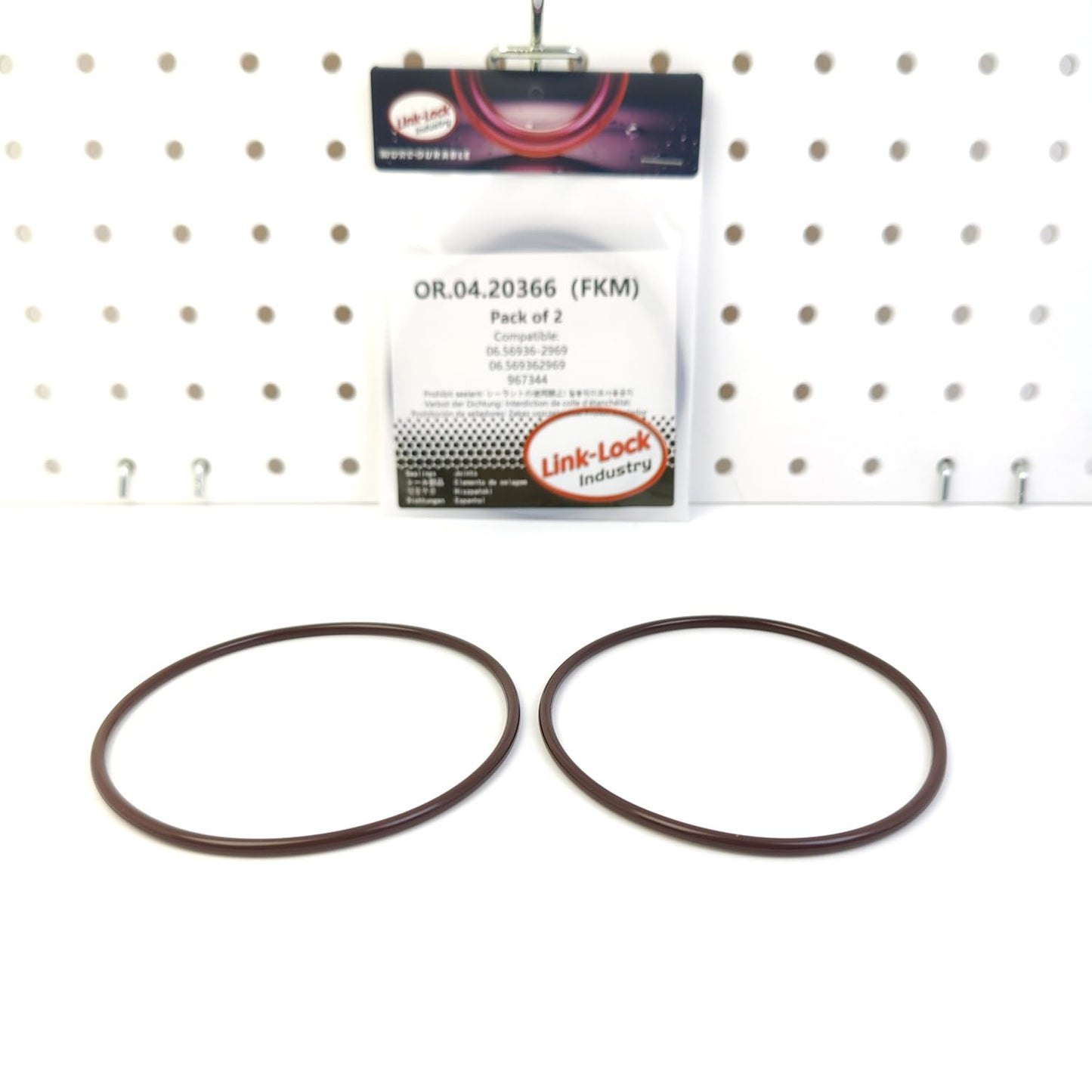 LINK-LOCK 2PCS OR.04.20366 FKM Viton Sealing O-Ring Kit of Air Compressor 06.56936-2969 06.569362969 967344 for MAN for VOLVO for PENTA