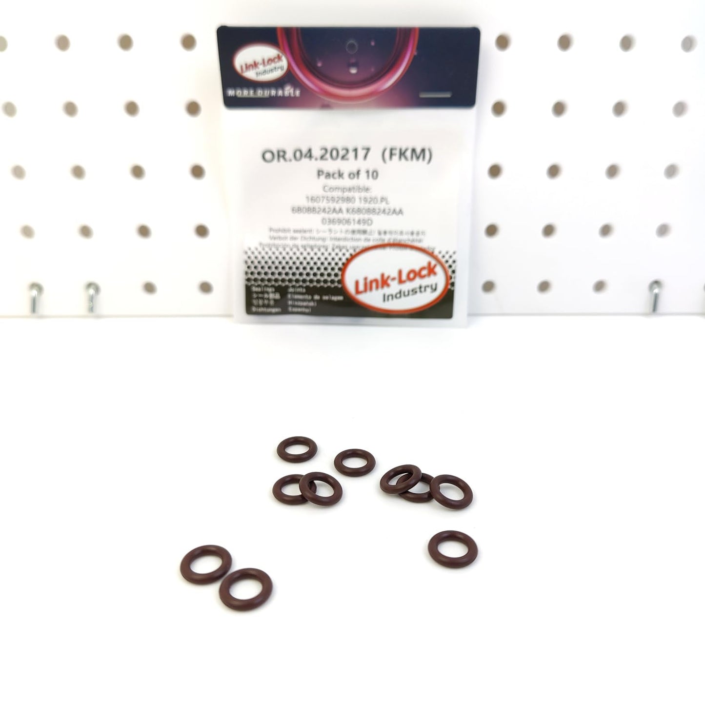 LINK-LOCK 10PCS OR.04.20217 FKM Viton Sealing O-Ring Kit of Charge Air Hose 1607592980 1920.PL 68088242AA K68088242AA 036906149D for CITROËN for DODGE for JEEP for SEAT