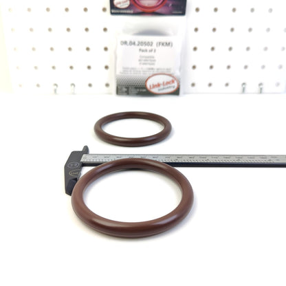 LINK-LOCK 2PCS OR.04.20502 FKMバイトンシーリングOリングターボチャージャー用キット A0149979245 0149979245 MERCEDES-BENZ-OM471 OM470 OM936 CUMMINS用