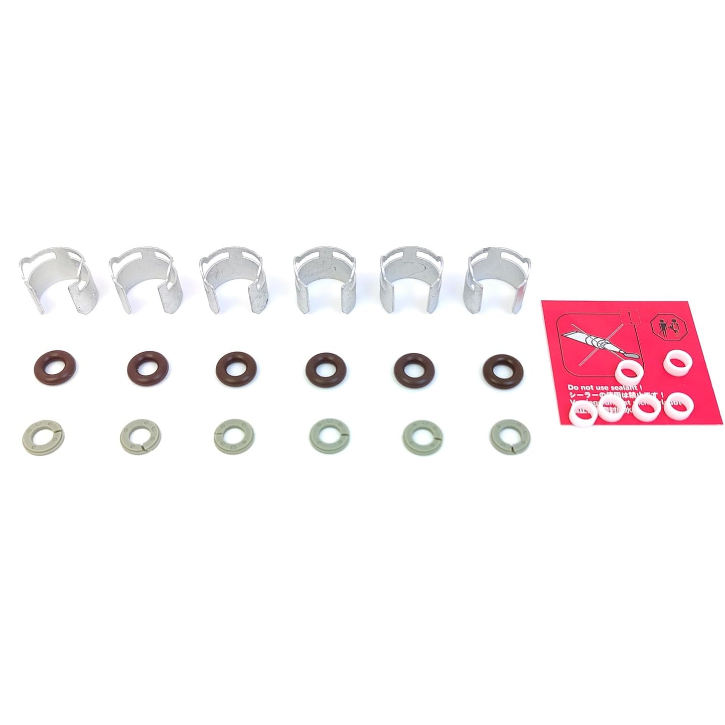 LINK-LOCK 6Set OK.04.10021 fuel injector repair kit 07P998907B with FKM Viton O-RING For VW For AUDI V6 530T 50T DDKA DMEA
