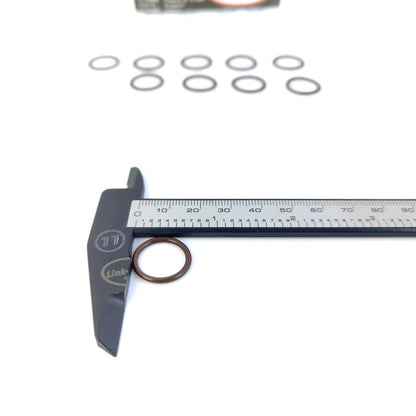 LINK-LOCK 10PCS OR.03.10547 FKMバイトンシーリングOリングキット排気管用 7T4E-6B080-AA A0269975945 FORD-USA MERCEDES-BENZ用