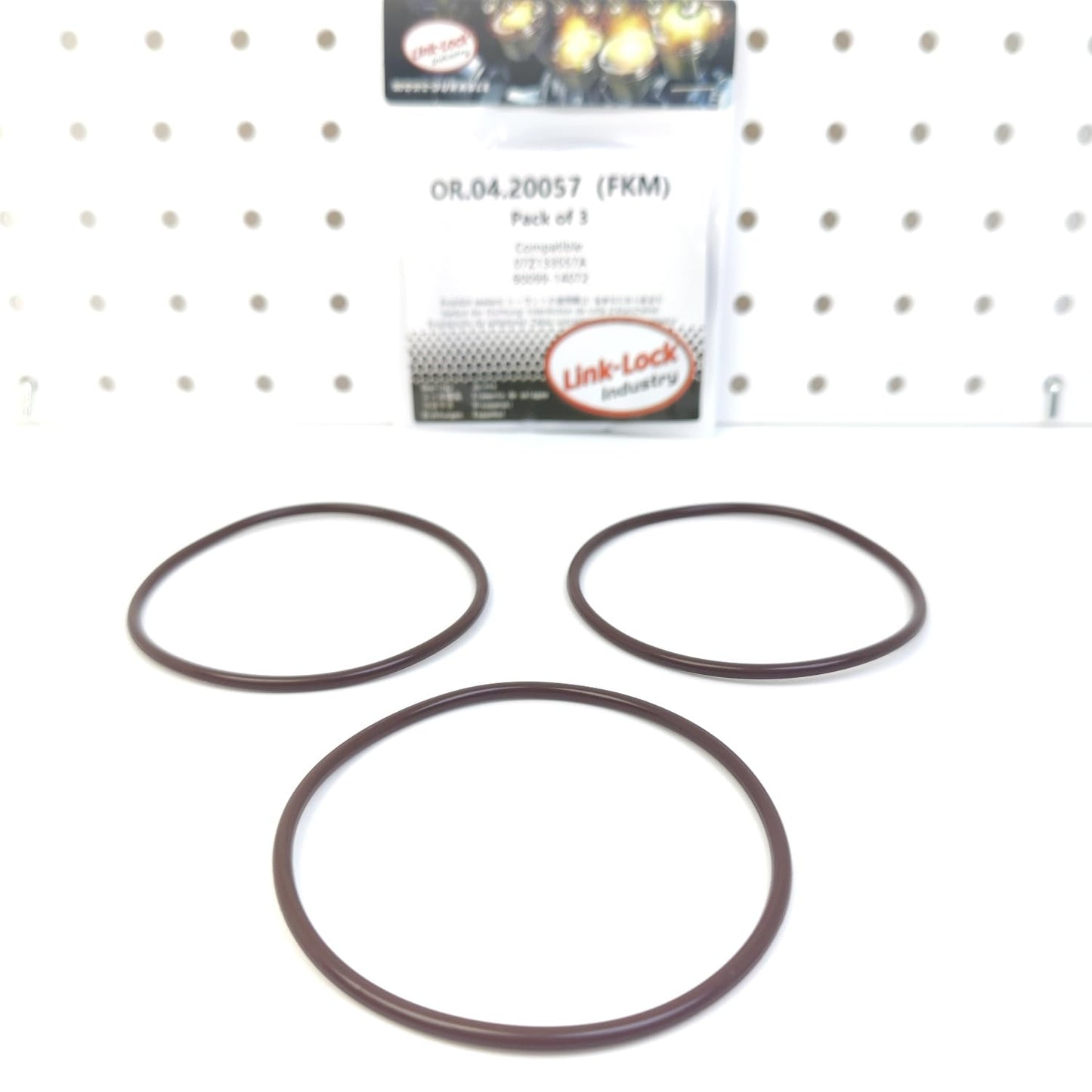 LINK-LOCK 3PCS OR.04.20057 FKMバイトン フューエルインジェクションスロットルボディ用シーリングOリングキット 07Z133557A 90099-14072 AUDI/TOYOTA用
