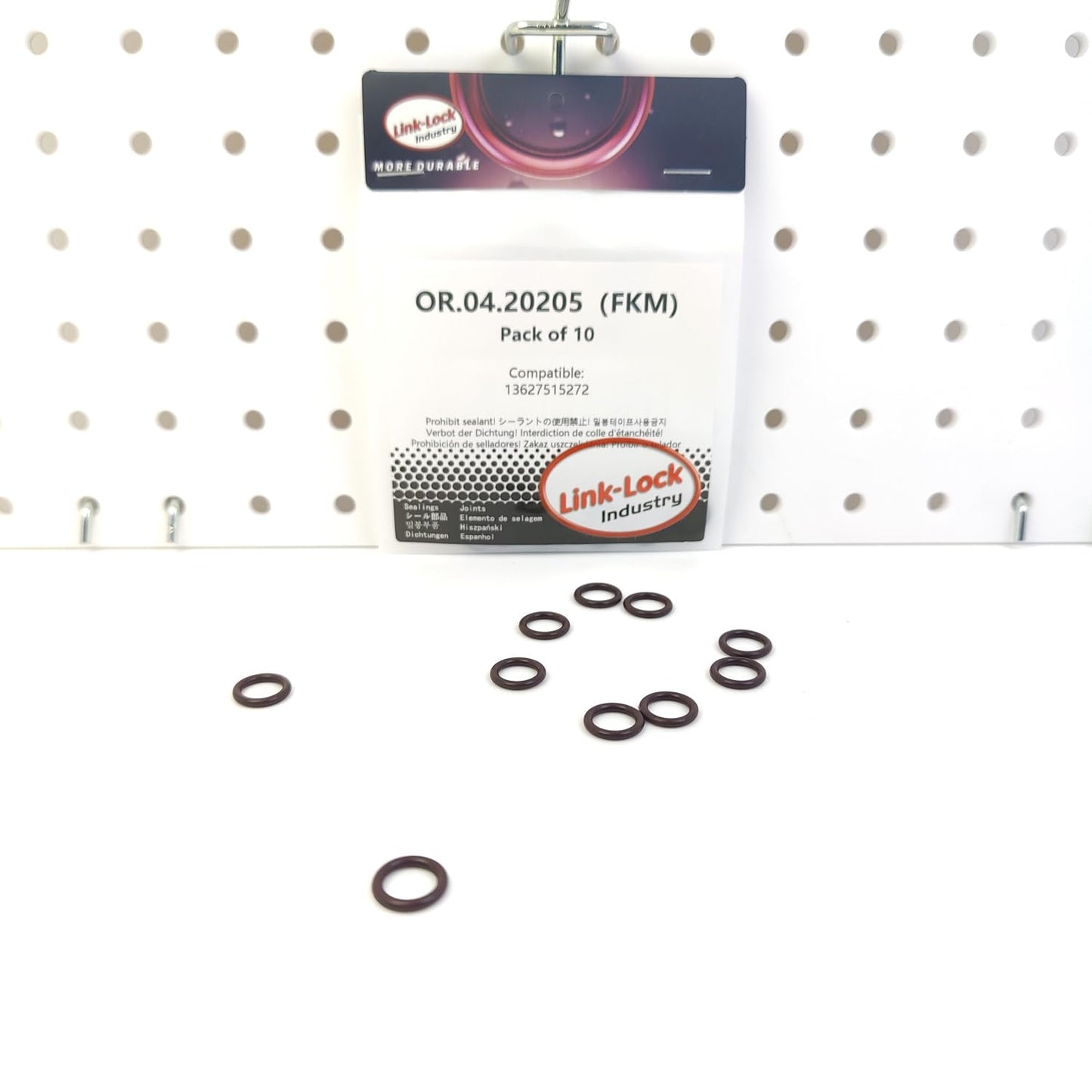 LINK-LOCK 10PCS OR.04.20205 FKM Viton Sealing O-Ring Kit of Charge Air Hose 13627515272 for BMW-N52 M51