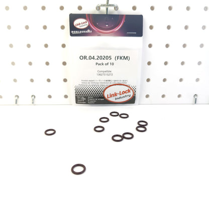 LINK-LOCK 10PCS OR.04.20205 FKM Viton Sealing O-Ring Kit of Charge Air Hose 13627515272 for BMW-N52 M51