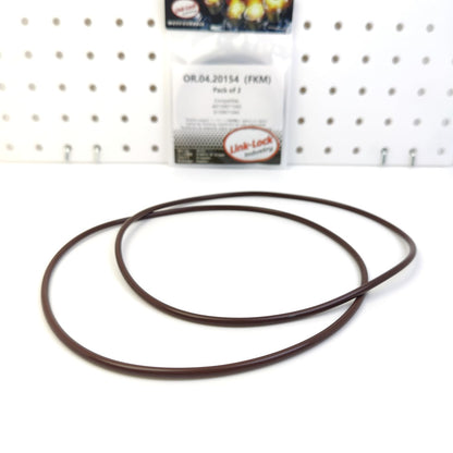 LINK-LOCK 2個 OR.04.20154 FKM バイオトン シーリング Oリングキット エキゾーストマニホールド A0159971045 0159971045 メルセデスベンツ用