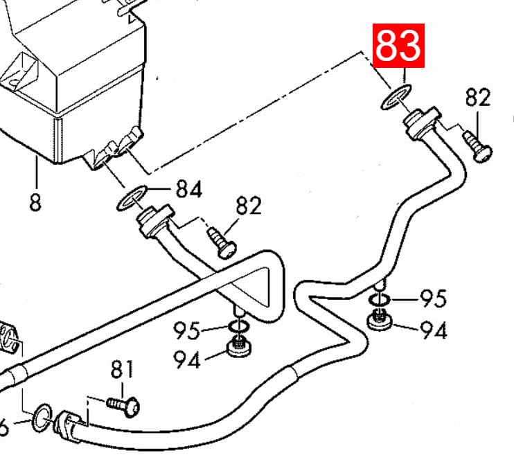 LINK-LOCK 10PCS OR.03.10590 FKM Viton Sealing O-Ring Kit of Engine oil cooler N90295401 30622784 30670570 31109233 976045 For AUDI For VW For VOLVO