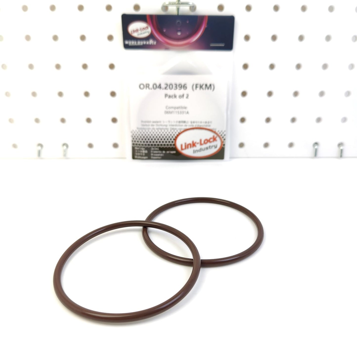 LINK-LOCK 2PCS OR.04.20396 FKM Viton Sealing O-Ring Kit of Oil Filter 06M115331A for AUDI