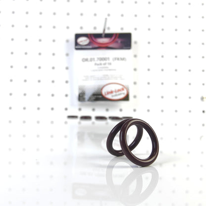 LINK-LOCK 10PCS FKM Viton OR.01.70001 O-RING gasket for transmission cooling pipe 17227613656 17227800958 for BMW /MINI /RR54 N55 S55 S65