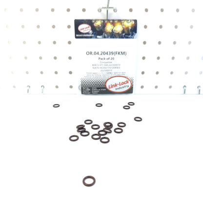 LINK-LOCK 20PCS OR.04.20439 FKMバイトンシーリングOリングキット 冷媒ライン用 80873-ST7-000 JUU500010 92470-HC050 7701208363 JUU500010 ホンダ用 ジャガー用 日産用 ルノー用 ダチア用 ランドローバー用