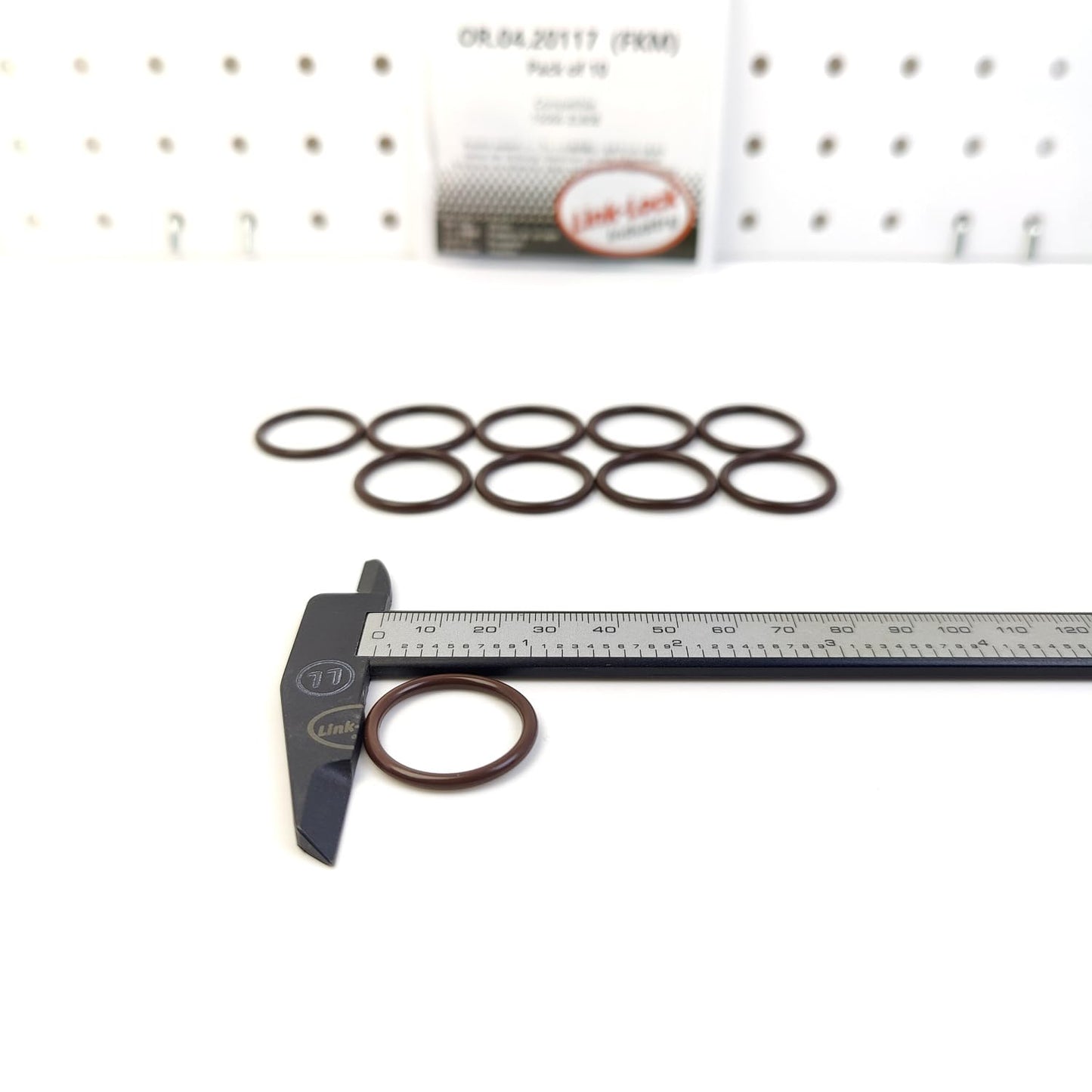 LINK-LOCK 10PCS OR.04.20117 FKM Viton Sealing O-Ring Kit of Engine Oil Pan 15066-ZL80B for NISSAN