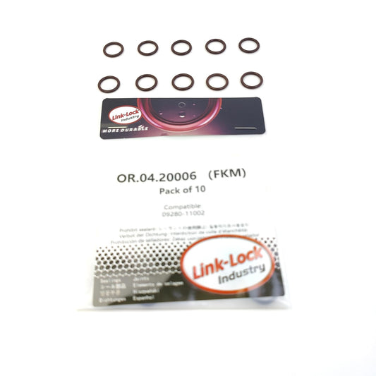 LINK-LOCK 10PCS OR.04.20006 FKM Viton Sealing O-Ring Kit of Transmission Sensor 09280-11002 for SUZUKI for FORD for CHEVROLET