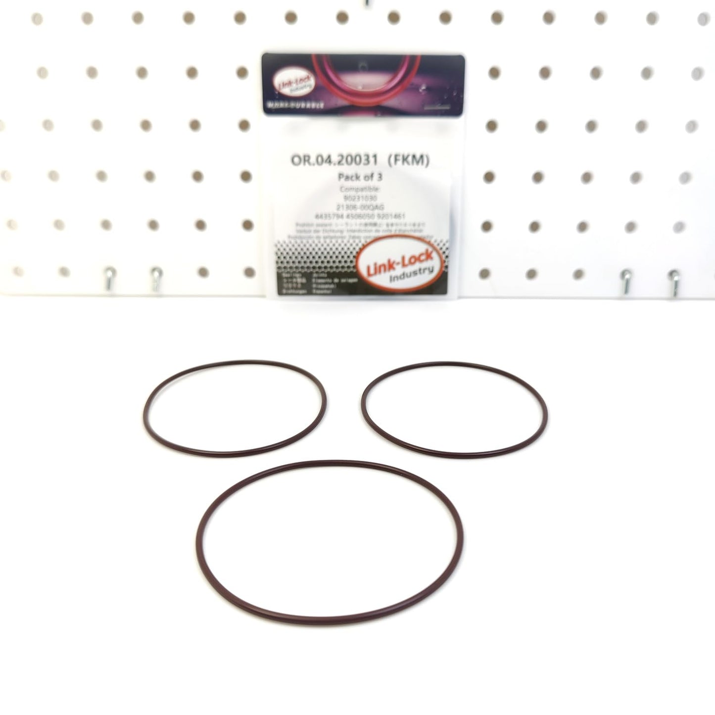 LINK-LOCK 3PCS OR.04.20031 FKM Viton 68×2 シーリング ユニバーサル Oリングキット 90231030 21306-00QAG 4435794 4506050 9201461 （シボレー、日産、オペル用）
