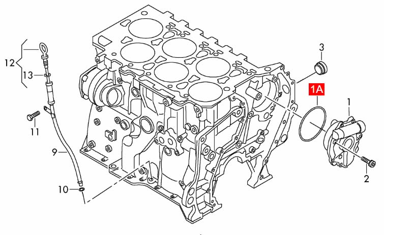 LINK-LOCK 3PCS OR.03.10209 FKM Viton Sealing O-Ring Kit of Oil pump WHT002780 8C-3089 3066211 3682177 17285581 06.56936-2923 For AUDI-BHK For PORSCHE-M55.01 For SKODA-CDVA For VW-AXZ CDVB CKPA