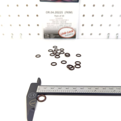 LINK-LOCK 20PCS OR.04.20225 FKM Viton シールOリングキット インジェクター用 8-94227-640-0 8-94227640-0 MD614813 1465A188 90301-07030 90301-07042 N90067202 AUDI、ISUZU、MITSUBISHI、TOYOTA、VW用