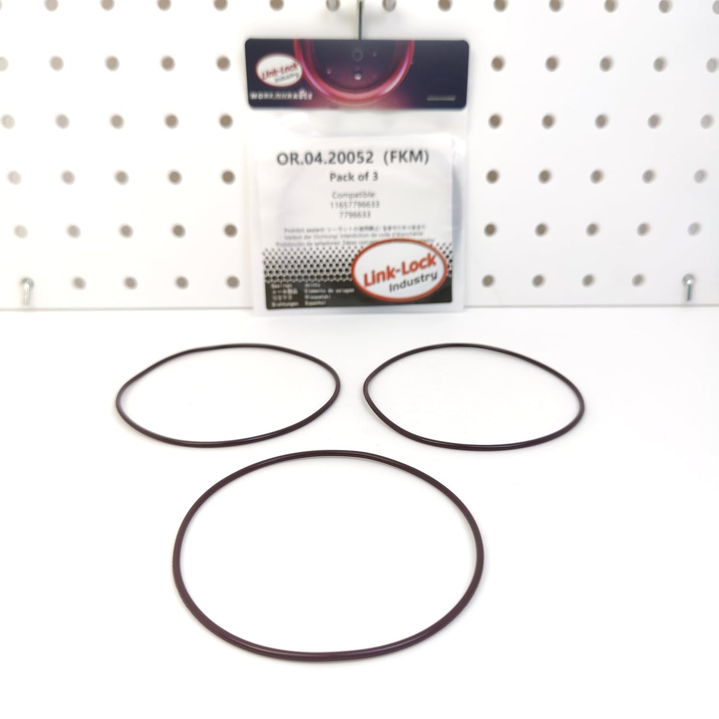 LINK-LOCK 3PCS OR.04.20052 FKM Viton Sealing O-Ring Kit of Intake Manifold 11657796633 7796633 for BMW