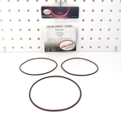 LINK-LOCK 3PCS OR.04.20052 FKM Viton Sealing O-Ring Kit of Intake Manifold 11657796633 7796633 for BMW