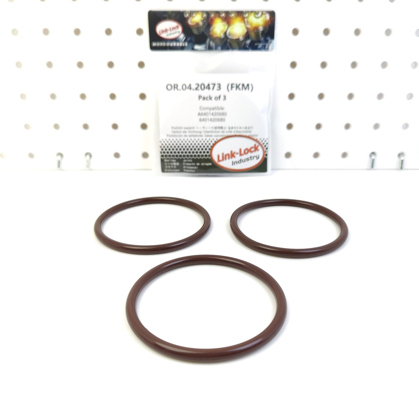 LINK-LOCK 3PCS OR.04.20473 FKM Viton Sealing O-Ring Kit of Turbo Compressor A6401420680 6401420680 for MERCEDES-BENZ