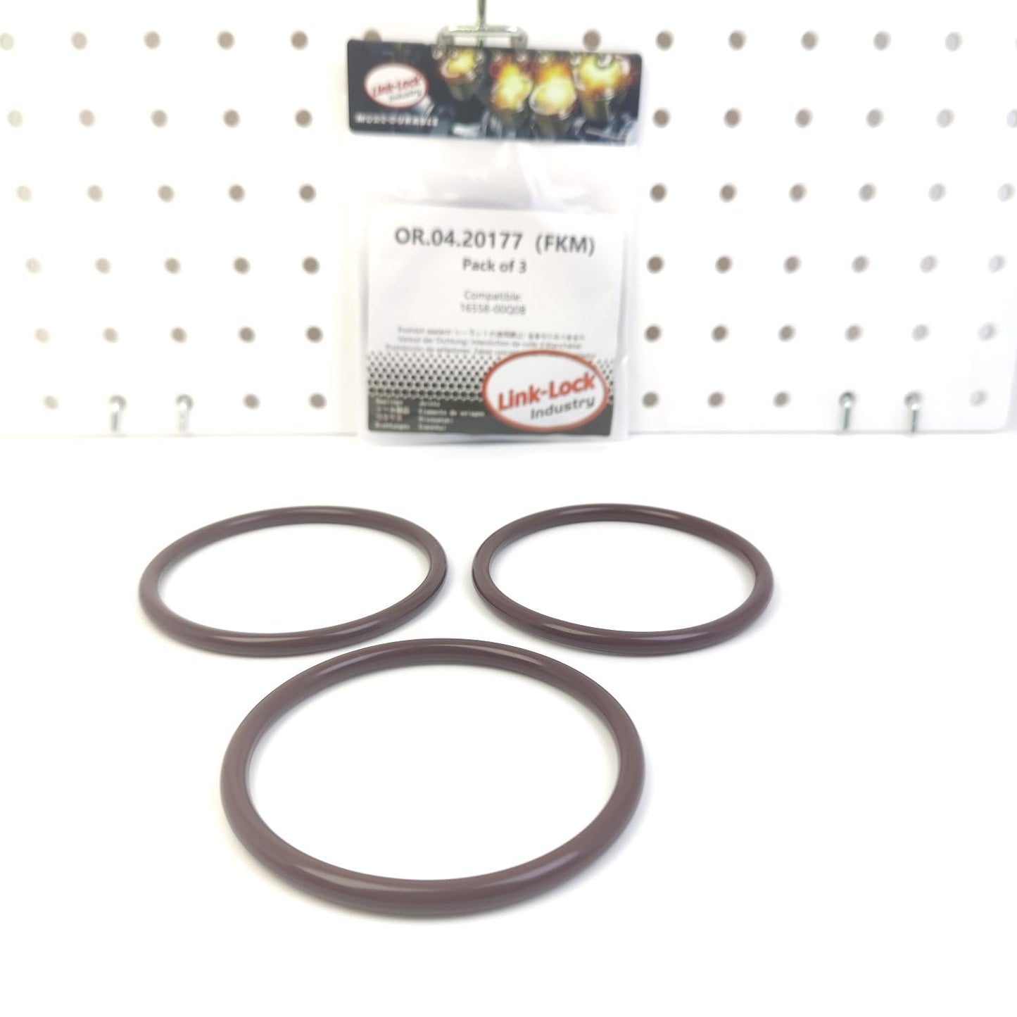 LINK-LOCK 3PCS OR.04.20177 FKM Viton Sealing O-Ring Kit of Intake Pressure Sensor 16558-00Q0B for NISSAN