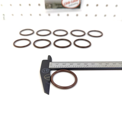 LINK-LOCK 10PCS OR.03.10158 FKMバイトンシーリングOリングキット クーラントパイプライン用 68147556AA 99970749840 PORSCHE-DPGA DPGB DNZB M48.00 M48.50 M48.50S M48.50T