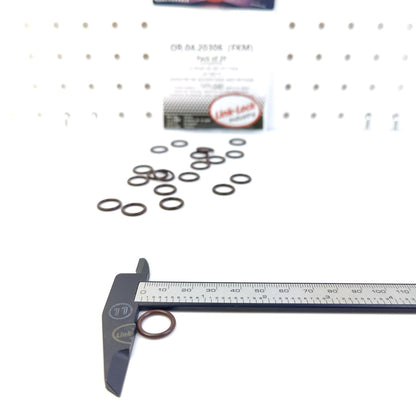 LINK-LOCK 20PCS OR.04.20306 FKM ビトンシーリングOリングキット インジェクションポンプ用 11418546160 68133179AA LR158210 A0000780180 A0239974445 A6019970448 15264-79J80 BMW、JEEP、メルセデスベンツ、スズキ用