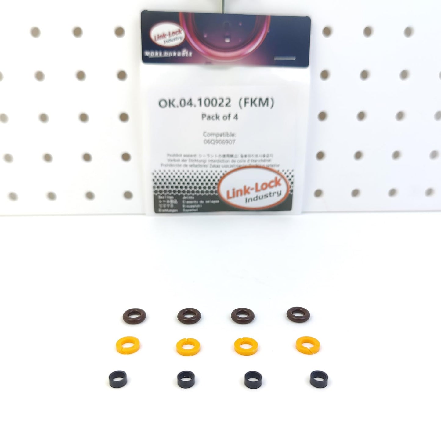 LINK-LOCK 4Set OK.04.10022 fuel injector repair kit 06Q906907 with FKM Viton O-RING For VW For AUDI 2.0T 45T DUVA DMTA