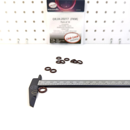 LINK-LOCK 10PCS OR.04.20217 FKM Viton Sealing O-Ring Kit of Charge Air Hose 1607592980 1920.PL 68088242AA K68088242AA 036906149D for CITROËN for DODGE for JEEP for SEAT