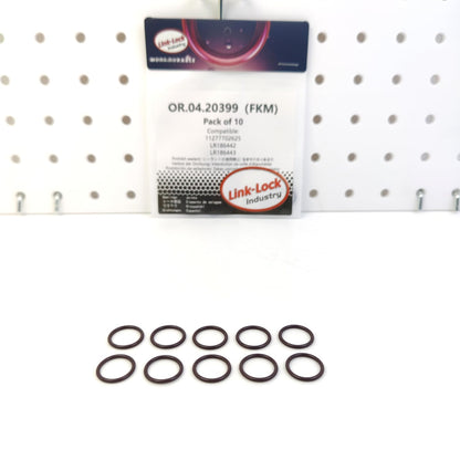 LINK-LOCK 10個 OR.04.20399 FKMバイトンシーリングOリングキット ウォーターコネクター/チャージャー 11277702625 LR186442 LR186443 BMW用 LAND ROVER用