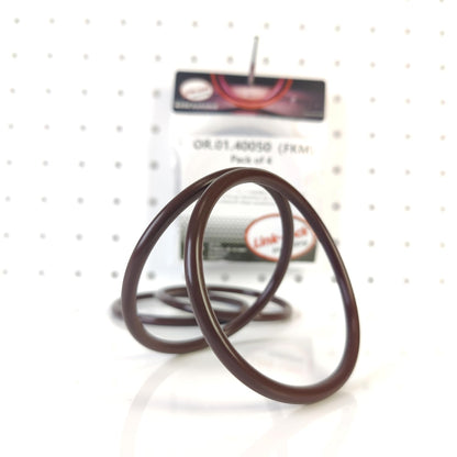 LINK-LOCK 4PCS FKM Viton OR.01.40050 エンジン冷却水ポンプOリングガスケット 11511711484 BMW S65 M52 M54用