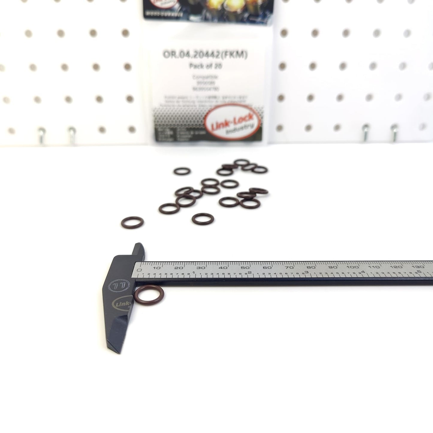 LINK-LOCK 20PCS OR.04.20442 FKMバイトンシーリングOリングキット 冷媒ライン用 3956589 9639554780 シトロエン フォード オペル プジョー用