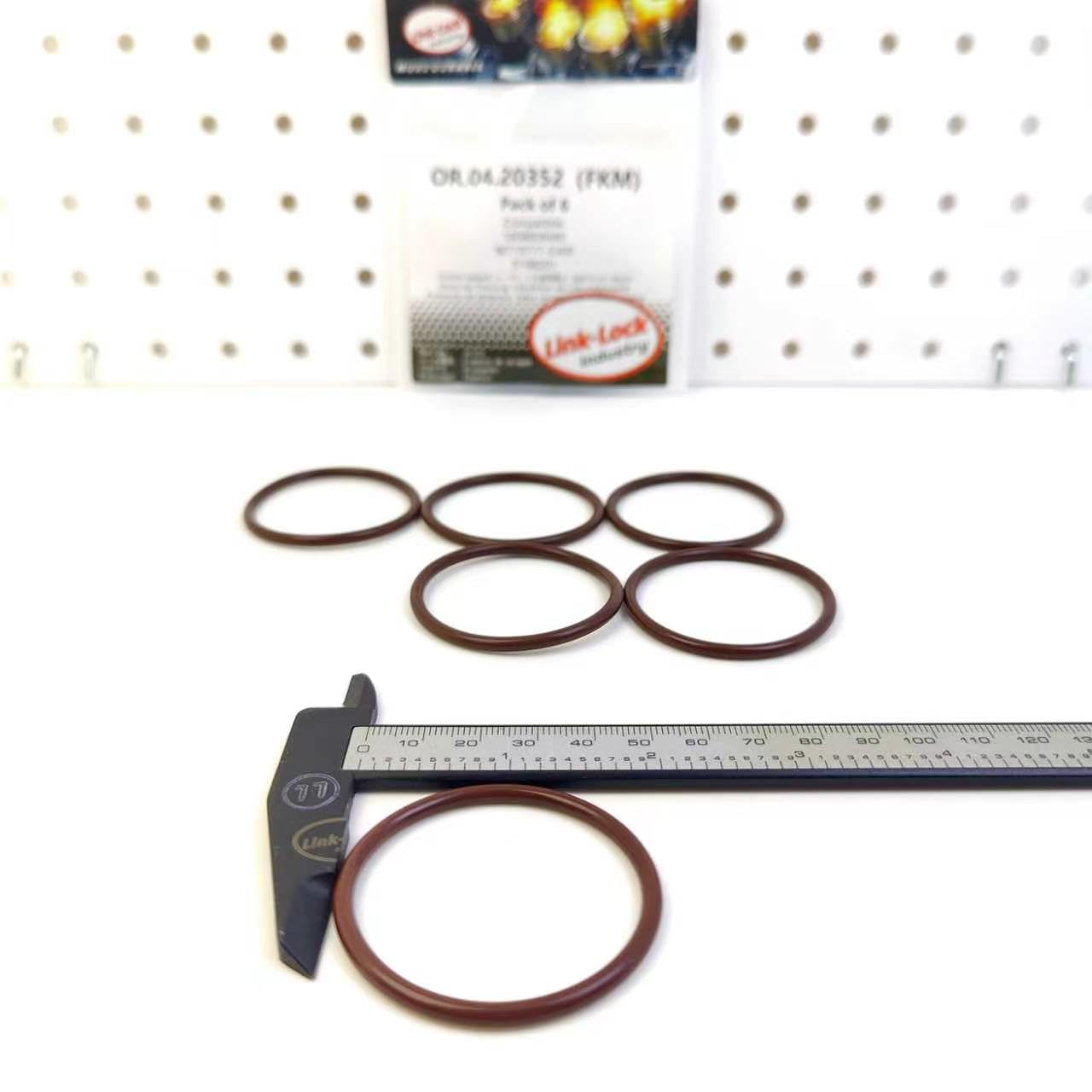 6PCS OR.04.20352 FKM Viton Sealing O-Ring Kit of thermostat 1608858480 W715777-S300 5198201 for CITROËN For FORD