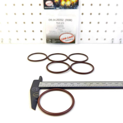 6PCS OR.04.20352 FKM Viton Sealing O-Ring Kit of thermostat 1608858480 W715777-S300 5198201 for CITROËN For FORD